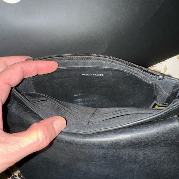 Authentic CHANEL CC Monogram Half Moon Lambskin WOC Flap Bag - Picture 3 of 13